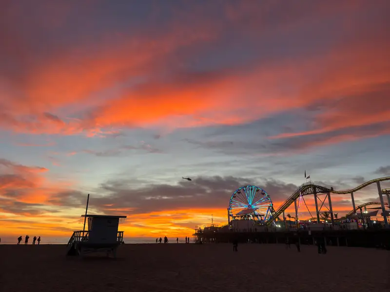 Santa Monica Pier Sunset